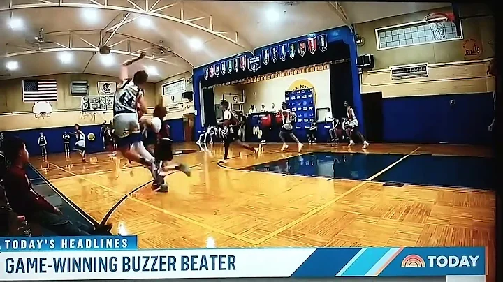middle school full court buzzer beater Cooper Thor...