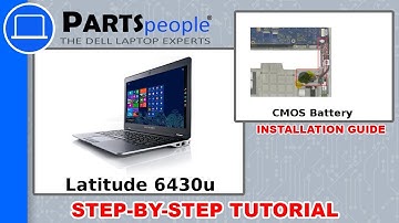 Dell Latitude 6430u (P36G001) CMOS Battery How-To Video Tutorial