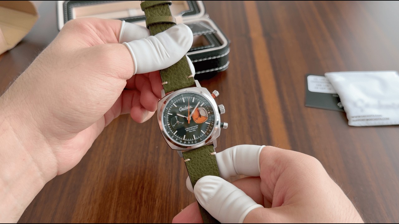 Geckota Chronotimer Sports Edition Jade Green 42mm Mechanical