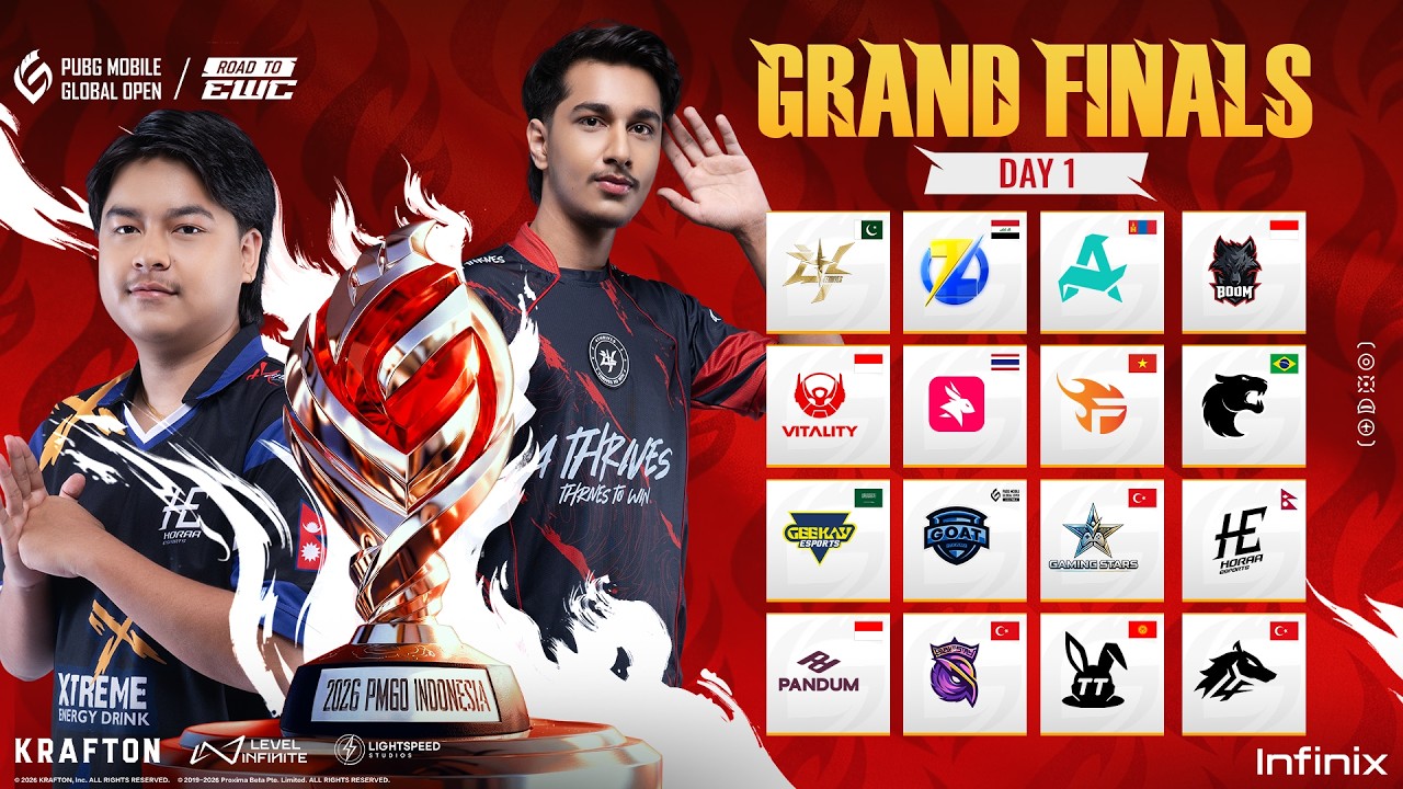 [NP] 2026 PMGO S1 Main Event | Grand Finals | Din 1 | PUBG MOBILE Global Open Season 1