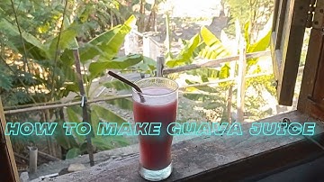 How to make guava juice "procedure text"