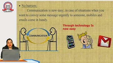 Advantages and Disadvantages of Technological /Business Communication / FY.BCOM/FY.BMS/FY.BCBI/FYBAF