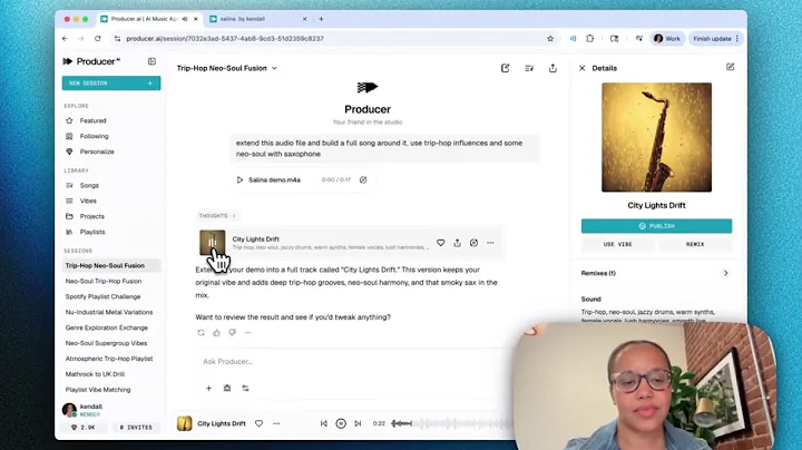 TUTORIAL | Using your voice to inspire songs on Producer.ai