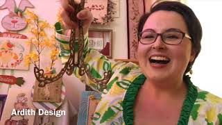 Flosstube 36 Cross Stitch Match Maker FFO Barbara Ana, My Fabric, and Board Painting