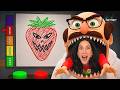 DESENHE CERTO ou o PROFESSOR TE DEVORA (Draw or Get Eaten - Roblox)
