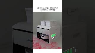 now a robot is doing cleaning #technology #innovation #smartwork #technologia #relatable