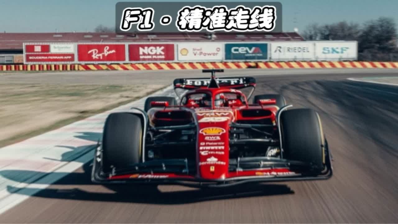 F1赛车的精准走线,贴边过弯到底有多极限 - YouTube