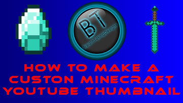 How to make a custom Minecraft Thumbnail in Adobe Photoshop CS6!