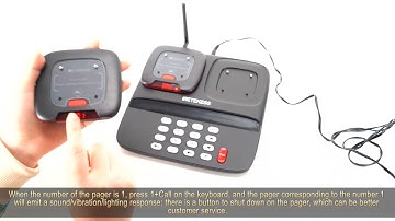 TD183  Wireless Restaurant Paging System