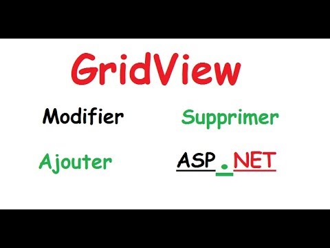 partie 5 - GridView - Mise A Jour - ASP.net : الحلقة 20