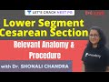 Lower Segment Cesarean Section | Relevant Anatomy & Procedure | NEET PG 2021 | Dr. Shonali Chandra