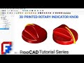 FreeCAD Tutorial: Model a Rotary Indicator Knob | Potentiometer Knob for 3D Printing