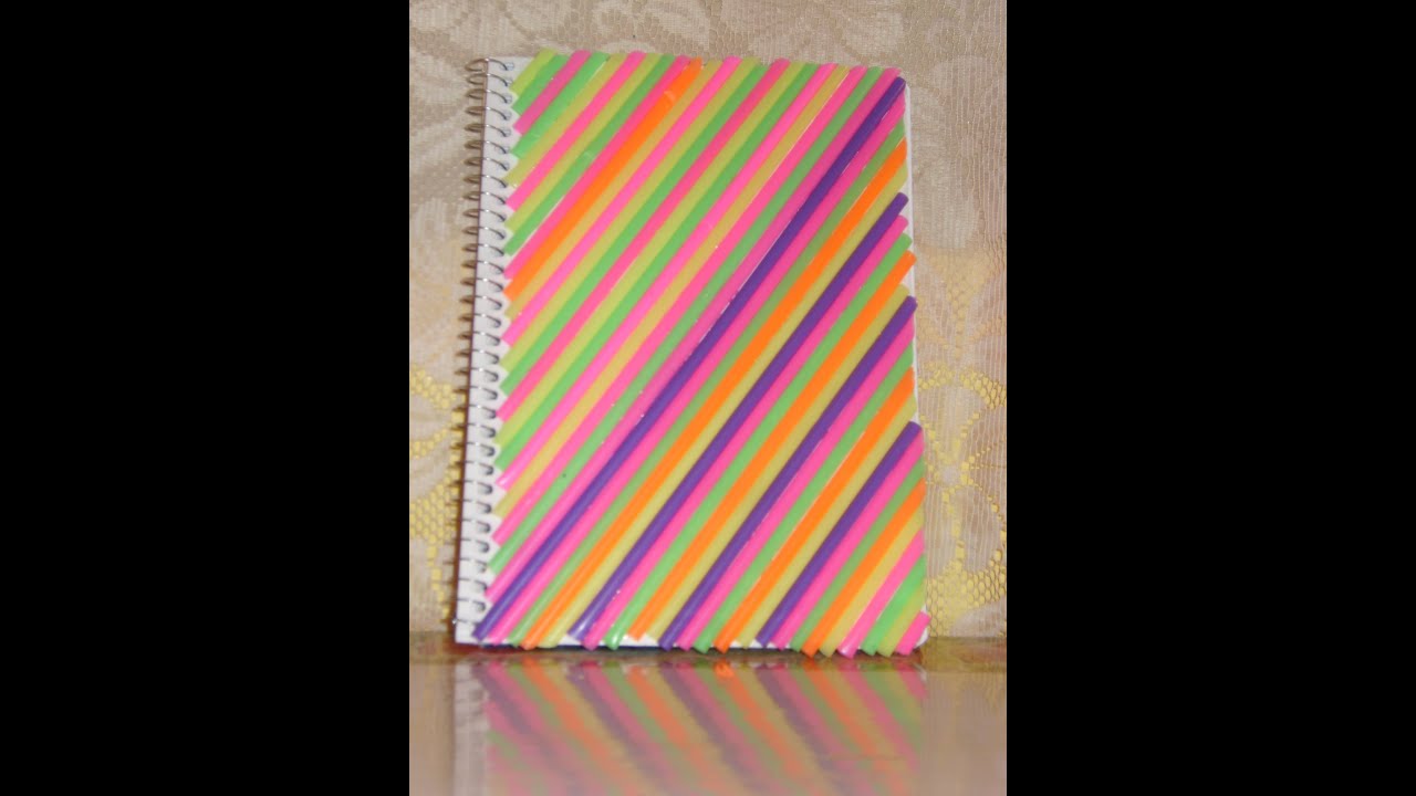 Como Decorar Una Libreta Con Hojas De Colores Como Decorar Una Libreta Con Hojas De Colores