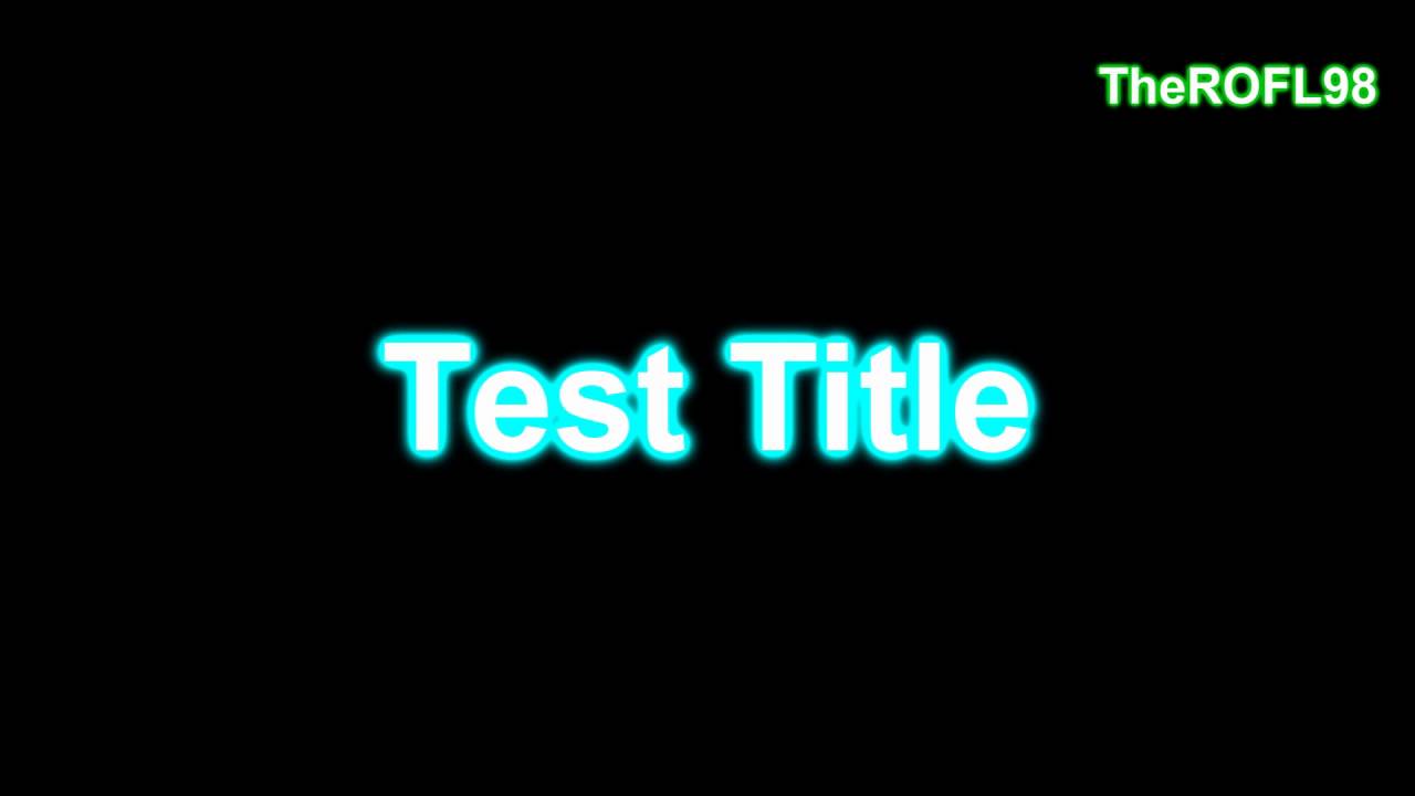Intro v0.1 - YouTube