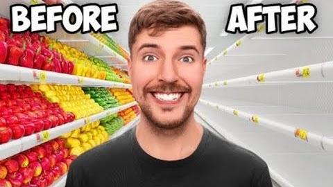 I BOUGHT EVERYTHING IN A GROCERY STORE |