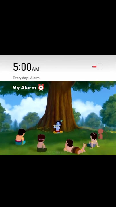 morning alarm ⏰ cartoon flute #flute #alarm #ringtone #shortvideos