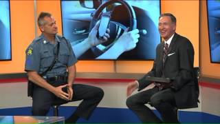 Join Fox 2's John Pertzborn and experience the distracted driver simulator