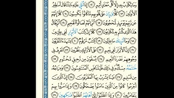 القرآن الكريم صفحة رقم 598 برواية الدوري عن الكسائي  القارئ مفتاح السلطني