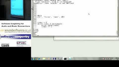 Introduction to lists in Python (Software Carpentry)