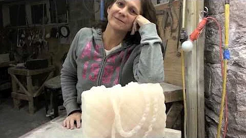 Barbara Segal carves "Obsessive Compulsive" inspir...