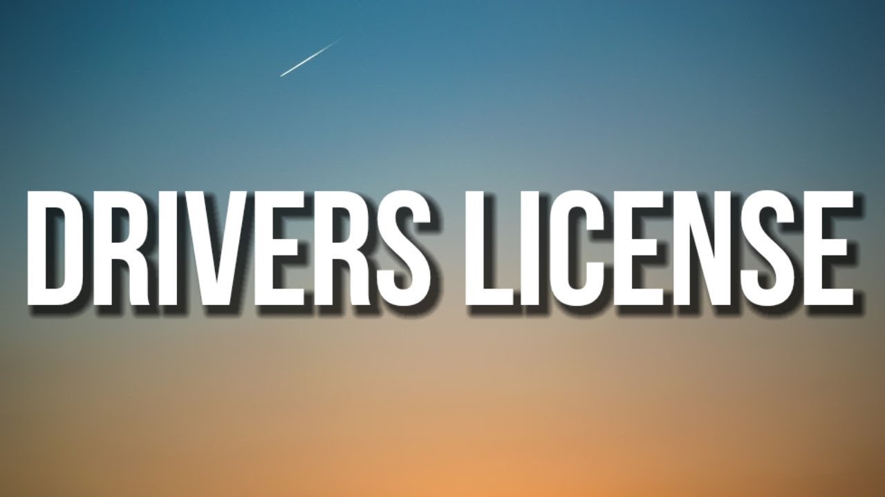 Olivia Rodrigo - drivers license (Lyrics) - YouTube