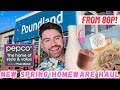 Huge poundland haul new spring pepco homeware range  mr carrington