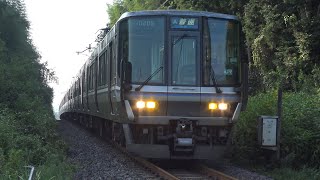 【4K】JR草津線　普通列車223系電車　ﾎｼW28編成