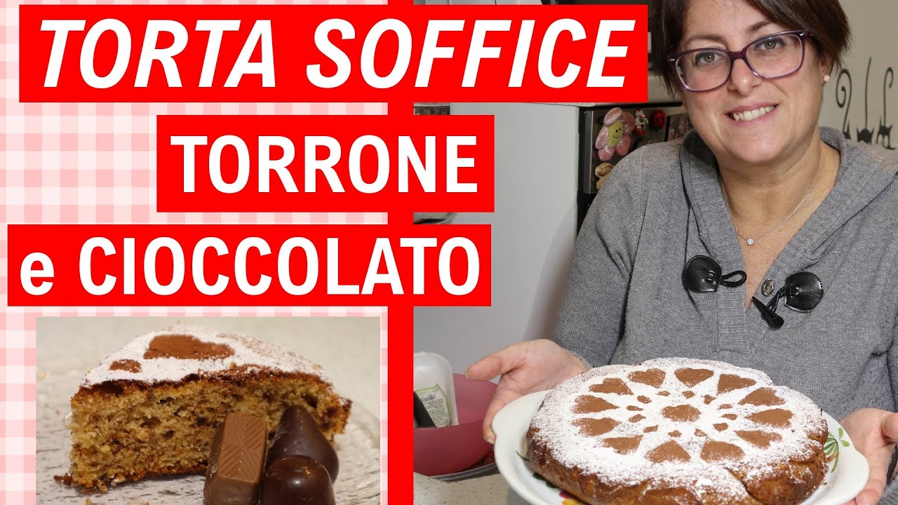 TORTA riciclo  TORRONE e CIOCCOLATO - La video ricetta di Laura