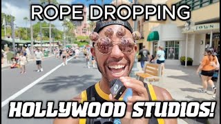 Rope Dropping Hollywood Studios on a SATURDAY without Early Entry! Tips, my FAVORITE route and more!