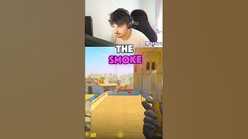 Insane smoke from T spawn to B on Mirage in CS2 #cs2 #counterstrike2 #counterstrike #cs2clips