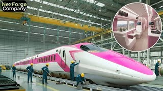 How A Pink White Bullet Train Is Manufactured In 2026 Full Process