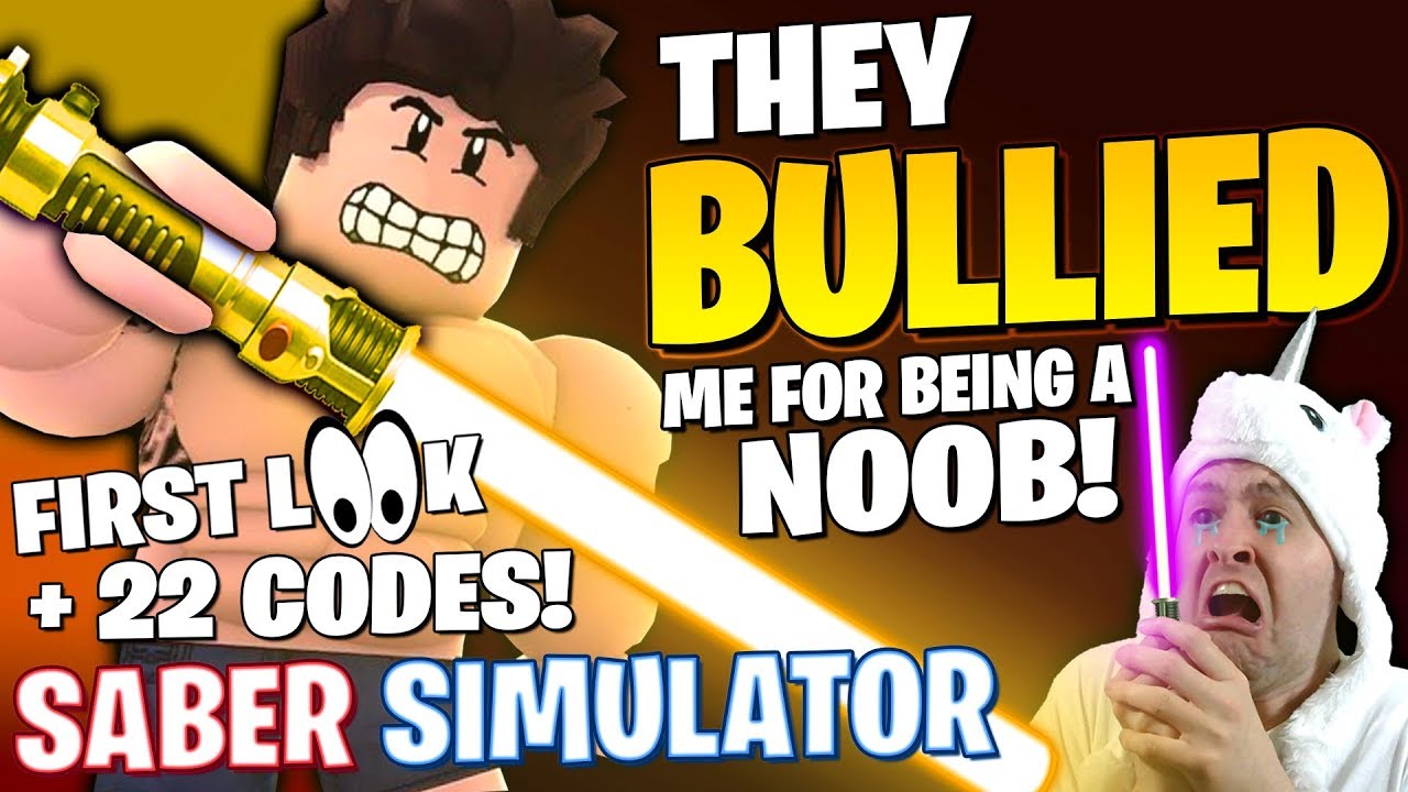 Steam Community Video They Bullied Me For Being A Noob First Look How To Play Roblox Saber Simulator All Codes Update 3 - all 18 new saber simulator codes boss update 2 roblox