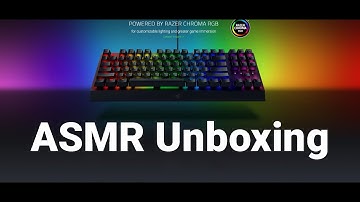 Razer Blackwidow v3 Tenkeyless (Yellow Switches) - Unboxing - ASMR