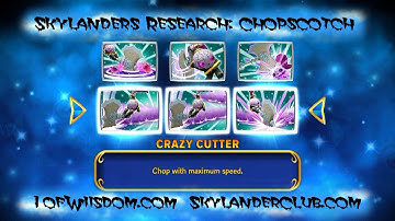 Skylanders Imaginators Research: Chopscotch Crazy Cutter Upgrade Path