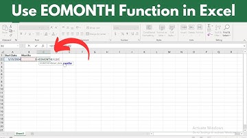 How to use EOMONTH Function in Excel (Quick & Simple)