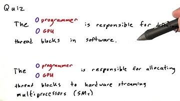 Another Quiz On Thread and Blocks - Quiz - Intro to Parallel Programming