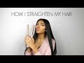 How I Straighten My Hair