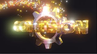 Blender 2.8 - Eevee - 3D Text & Particle Collision - [ Demo v2 ]