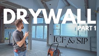 Hanging Drywall on ICF & SIP