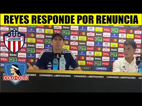 JUNIOR de BARRANQUILLA Arturo REYES RESPONDE ¿VA A RENUNCIAR TRAS ...