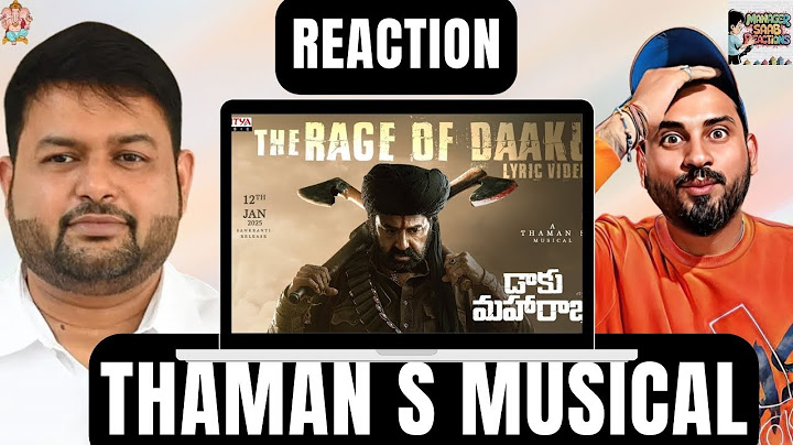 The Rage of Daaku Lyric Video | Daaku Maharaaj | Nandamuri Balakrishna| Thaman |ManagerSaabReactions