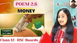 MONEY| Class 12| Poem 2.6|One Shot🤺| Maharashtra Board