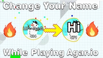 Change Your Name While Playing! | Agar.io Hack | Ice - Agario