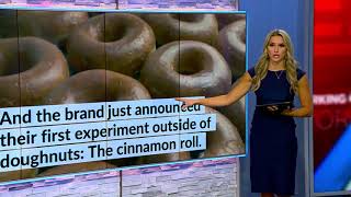 Krispy Kreme now offering cinnamon rolls