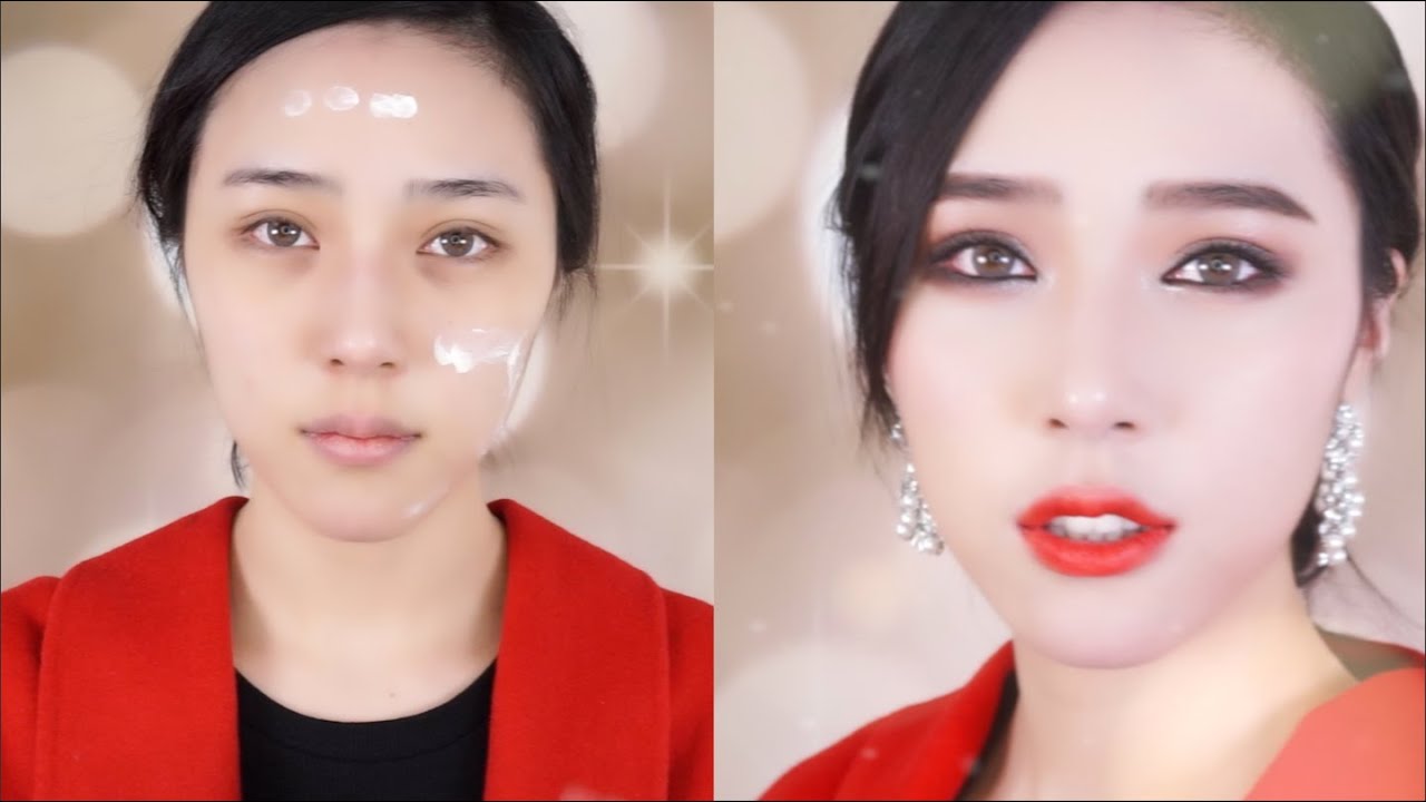 圣诞节混血优雅妆容christmas day elegant makeup[仇仇-qiuqiu］