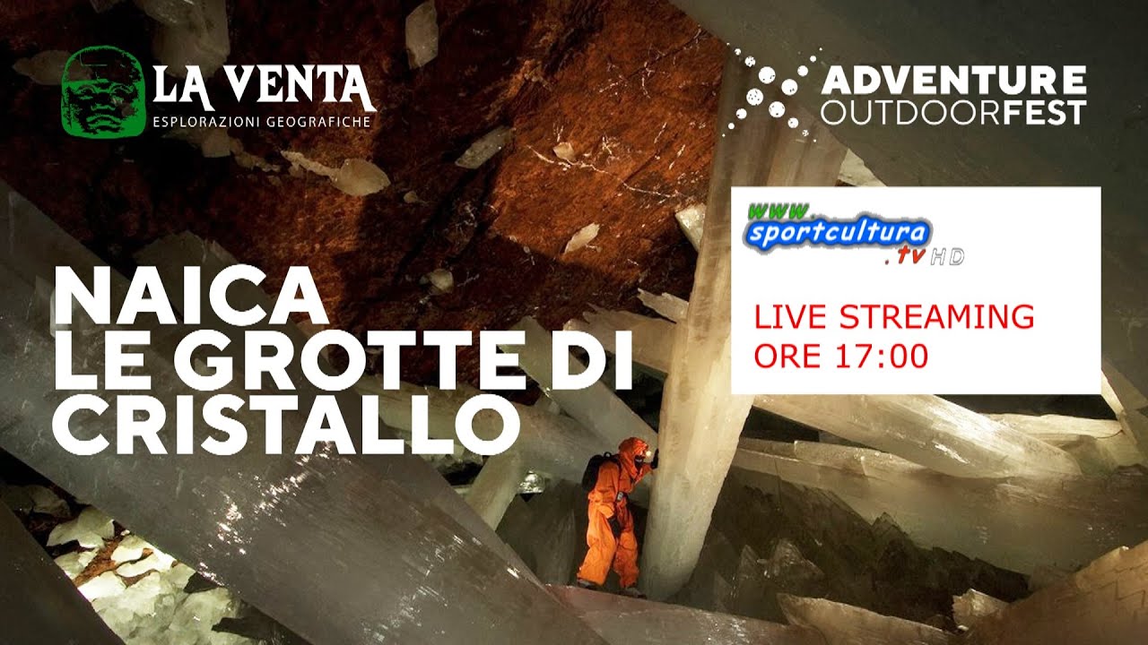 NAICA LE GROTTE DI CRISTALLO - PRESENTAZIONE LIBRO LA VENTA | SPORTCULTURA.TV