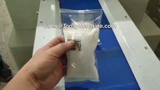 PLC Control Date ball protein bar Automatic Horizontal Wrapper Pillow Packing Machine cookie cake Fl