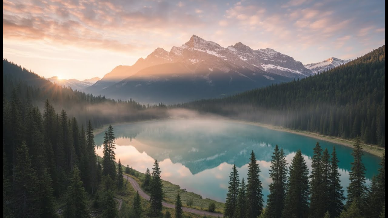 Peaceful Mountain Piano Music for Instant Stress Relief