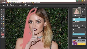 How to change eye colour and hair colour on pixlr!