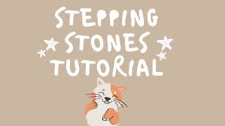 Animal Crossing Stepping Stone Tutorial
